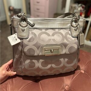 Coach Gray Signature Women's Bag